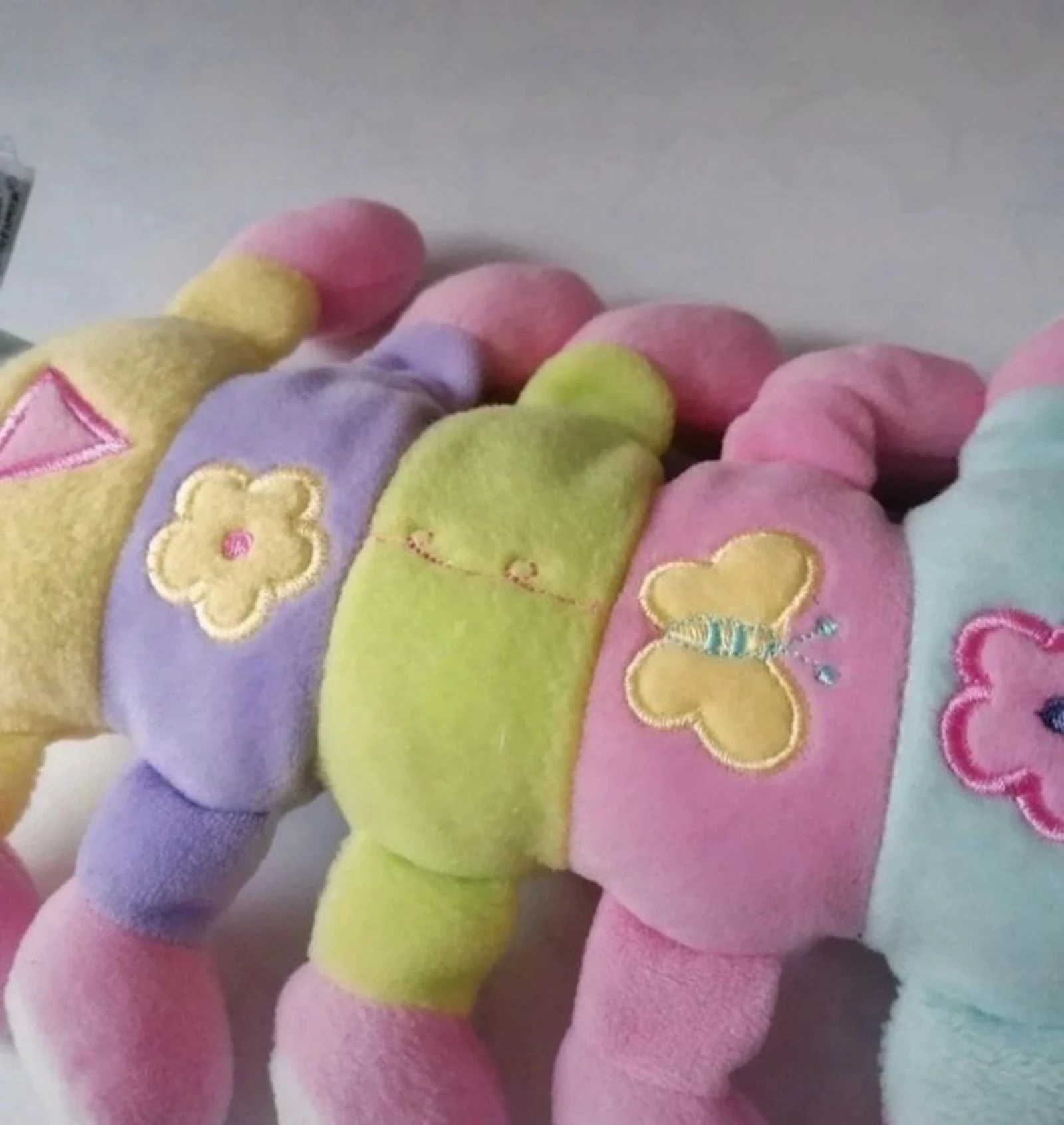 Multicolored and sound-emitting millipede plush toy 45 cm – photo 7